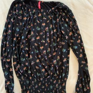 Ruby Ribbon Floral top